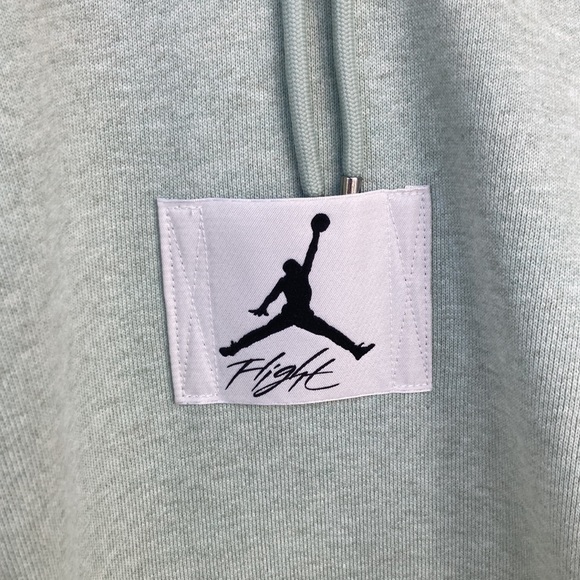 Jordan Essentials Flight hoodie Seafoam Mens size XL - Picture 3 of 9